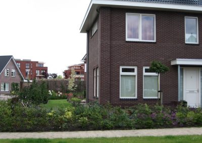 Aanleg tuin bij nieuwbouw woning